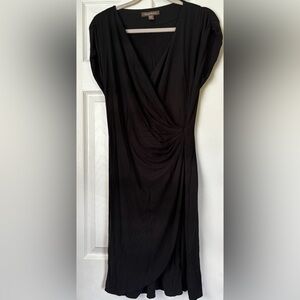Tommy Bahama Black Wrap Style Dress